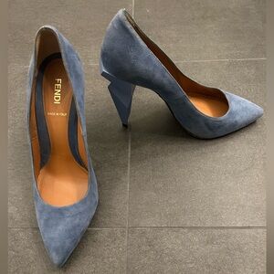 FENDI Suede Pumps